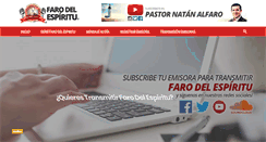 Desktop Screenshot of farodelespiritu.com