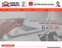 Tablet Screenshot of farodelespiritu.com